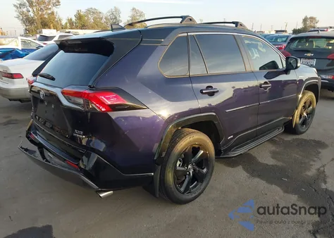 2019 Toyota Rav4 Hybrid Xse from USA, damaged, VIN JTMEWRFV7KD521627